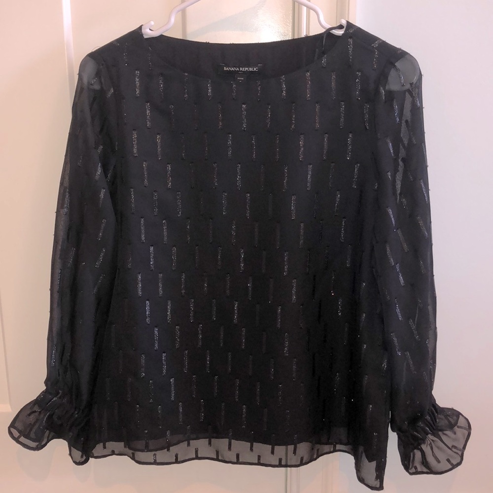 Banana Republic Shine Boat Neck Top